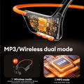 Lenovo S106 IPX8 Waterproof Bone Conduction Earphone Bluetooth 6.0 Headphone MP3 Built-in 32GB Memory Wireless Sport Headset Mic
