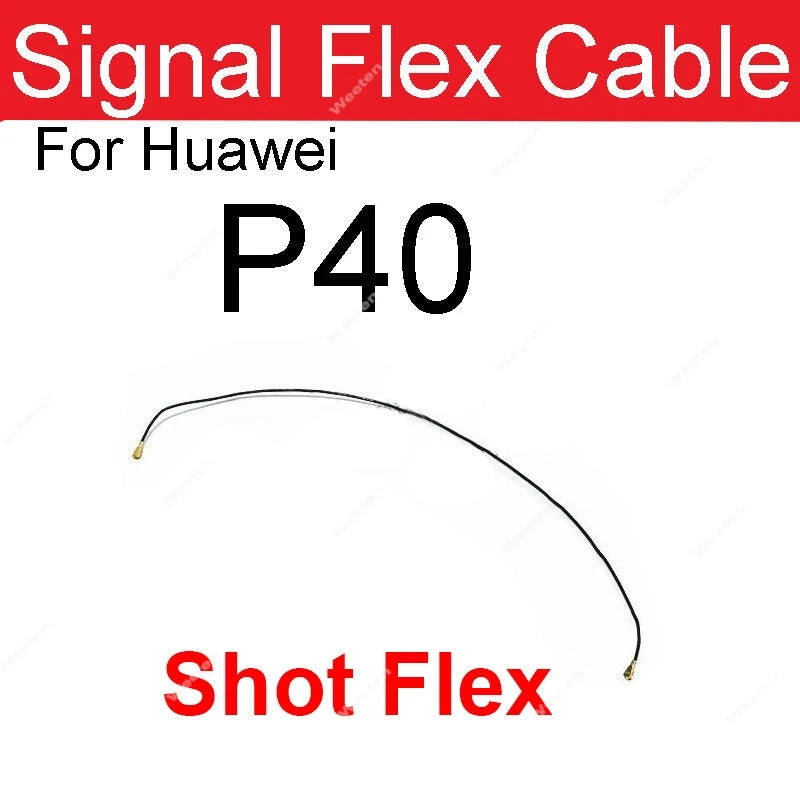 Antenna Signal Flex Cable For Huawei P20 P30 P40 Pro P30 Lite P40 Lite P40 Pro+ Wifi Coaxial Connector Aerial Flex Ribbon