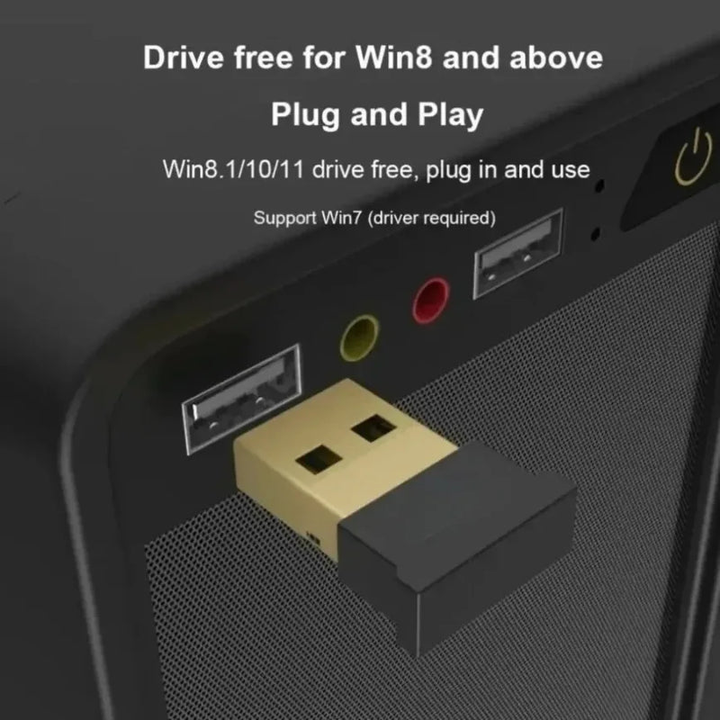 USB Bluetooth Adapter 5.4/5.3/5.1/5.0 Wireless Dongle for PC Laptop Speaker Audio Receiver Transmitter - Visuel 5 | SAMAG