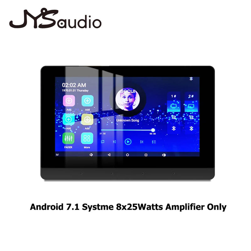 Smart Home Theater Sound Amplifier WiFi Bluetooth In-wall Android Music Panel Stereo Mini Ceiling Speaker Set Hotel Residential