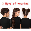 Messy Bun Hair Piece Curly Wavy Hair Bun Scrunchies Extensions Long Ponytail Extensions Ponytail DIY Wrap Around Bun Hair