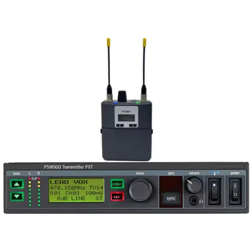 Professional stereo wireless in-ear monitoring system, professional stage sound equipment, suitable for live musicians and bands