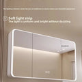 Minimalist Modern Arc-shaped Smart Bathroom Mirror Cabinets Home Furniture Wall-mounted Bathroom Mirror Cabinet with Lighting b