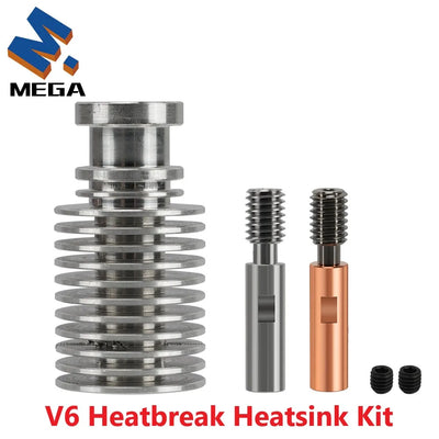 E3D V6 Heatbreak Heatsink Kit Titanium Alloy Bi-Metal | SAMAG