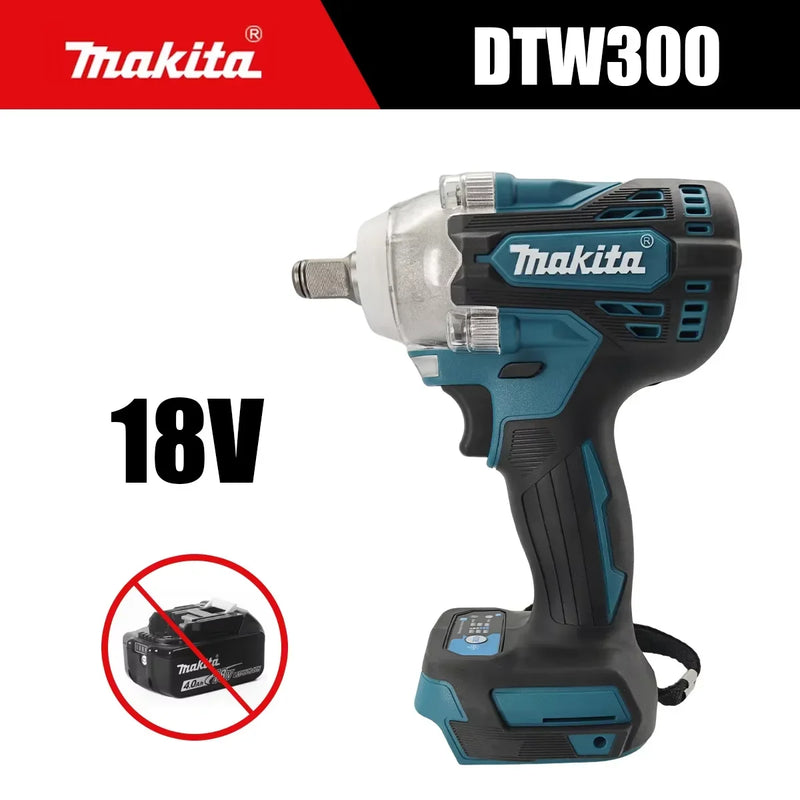 Makita DTW300 Tool Set Brushless Power Large Cordless Wrench 330Nm Torque Wind Cannon Remove Tire Lithium - View 8 | SAMAG