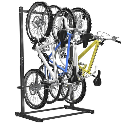 5 Bike Stand Rack Freestanding Garage Storage Organizer | SAMAG