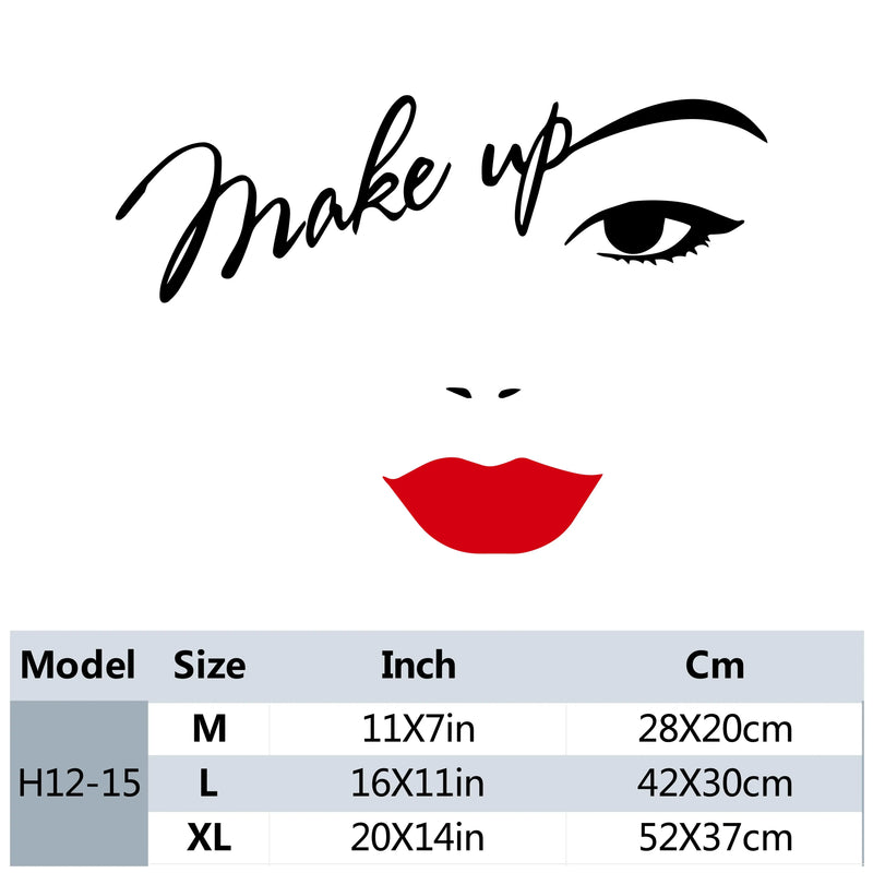 1 pc amazing salon dressed waterproof Wall Sticker Pvc Stickers Art Paper For home Bedroom Background