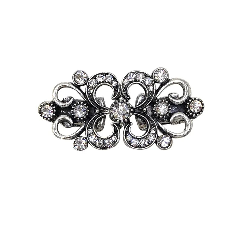 1 Pair Vintage Sweater Swirl Clip Cape Cloak Clips for Dress Retro Cardigan Clip Shawl Clasp Shirt Button Clip for Girl Women