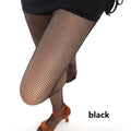 Sexy Latin Tights Leaky Toe Stocking Professional Dance Socks Caramel Cha-Cha Tights Peep Toe Pantyhose Mesh Latin Fishnet Socks