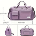UNIXINU Carry On Travel Bag Large Capacity Weekender Overnight Duffle Bags with Shoe Compartment Sports Fitness Bags for Women