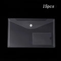 Wallet Envelope Bag A5/A4 Plastic Paper Storage Document Bags Transparent File Holder A5/A4 File Bag