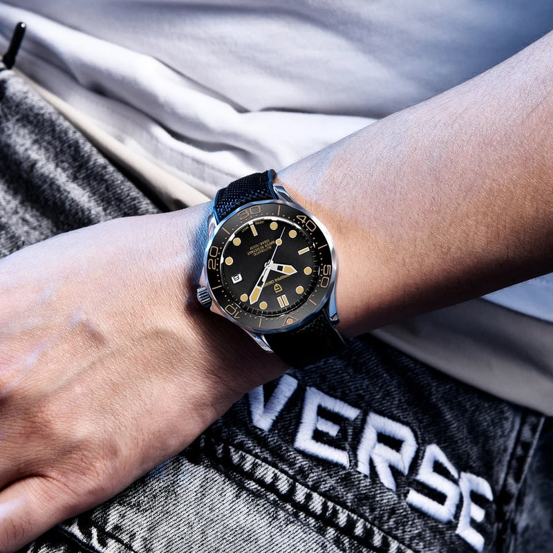 PAGANI DESIGN Luxury Automatic Watch For Men AR Sapphire crystal 100M Waterproof Diving Sport Mechanical Wristwatch Men 2026 New