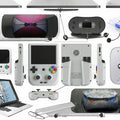 Portable Handheld Game Console 4 Inch Touch Screen HD 5500mAh 64 Bit Android 12 System Built-in 15000 Games Player