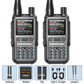 BAOFENG UV-5R Mini Walkie Talkie Bluetooth Programming Frequency Dual PTT Type-C Charging AM FM Long Range Two Way Radio