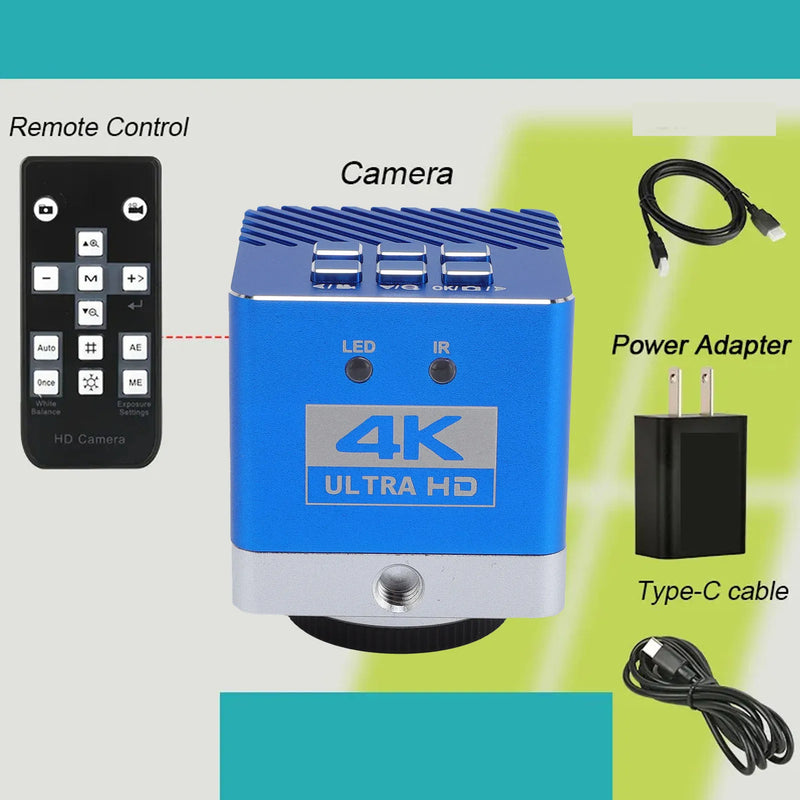 Industrial Camera Microscope Digital Camera 8.3MP 4K HD 1/1.8 Sensor Compact 3840X2160 Resolution Easy To Use for Observations