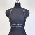 Women Fashion Waist Belt Leather Strap Chest Strap Suspenders for Women Decorative Harness Straps Gothic Clothing Accessorie