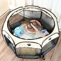 Cat Maternity Room Octagonal Pet Fence Oxford Cloth Waterproof and Scratch-Resistant Foldable Pet Tent Cat Nest Kennel