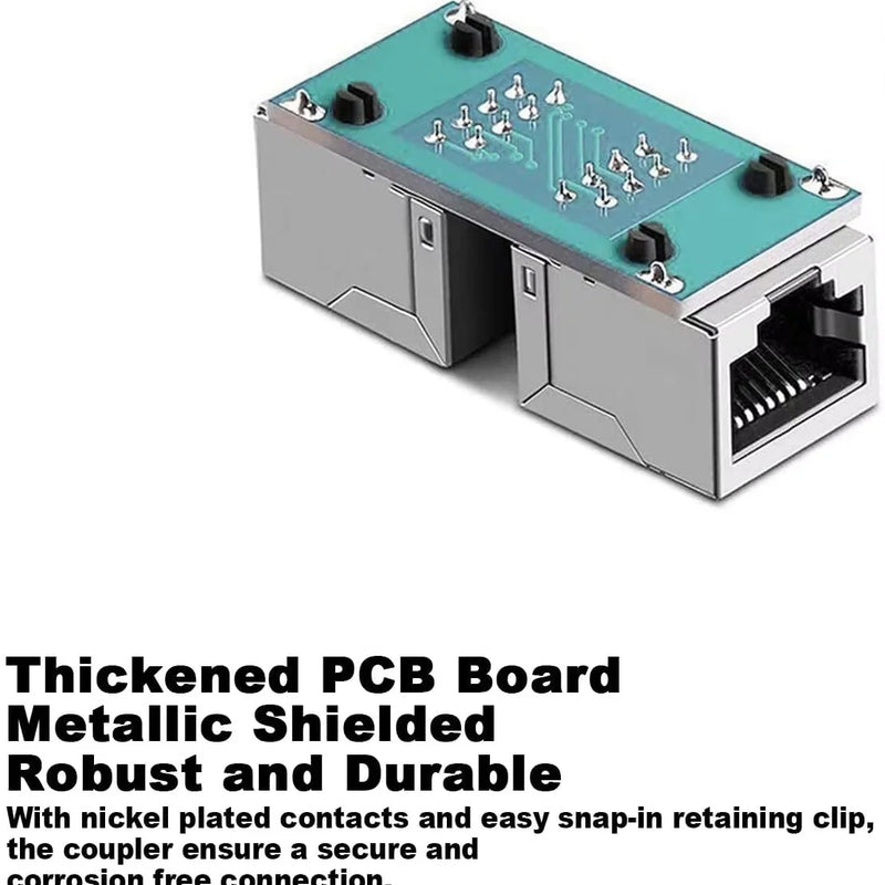 Network cable butt connector extender adapter rj45 network monitoring broadband crystal head adapter straight connector connecti