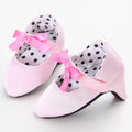 New Infant Newborn Baby Girl High Heels Shoes Princess Bow First Birthday Party Shoes Photo Props Shoes 0-12M