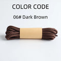 Classic Round Shoelaces Durable Polyester Solid Sneaker Boot Laces Anti-loose Replacement Sports Shoes Laces 1 Pair