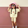 2-Piece Summer Fashion Casual Set for Girls with Yellow | SAMAG