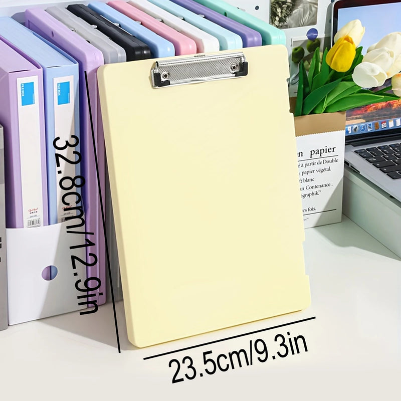 1pc A4 Writing Board File Box, 2-in-1 A4 Document and Photo Multifunctional Storage Box, Portable Organization Tool for Office