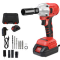 1000N.m Cordless Impact Wrench Brushless 20V 1/2 inch Power Tool Sets High Torque 2x1500MAh Batteries for - View 8 | SAMAG