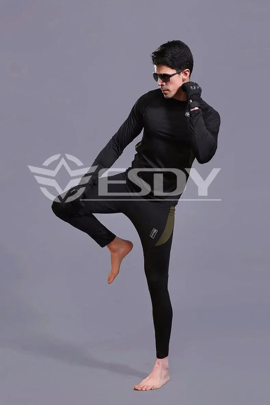 Autumn Winter Top Quality Thermal Underwear Men Underwear Sets Compression Fleece Sweat Quick Drying Thermo Underwear Clothing