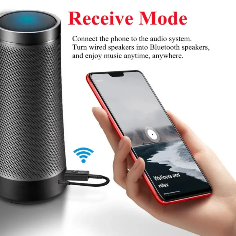 USB Bluetooth 5.0 Adapter 2 in 1 Transmitter Receiver Audio Dongle Wireless for Computer Laptop - Visuel 4 | SAMAG