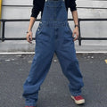 Overalls for Men Denim Suspenders Simple Baggy Jeans | SAMAG