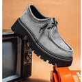 Men's Shoes New Style High-heel Thick-soled Loafers, Durable and Retro Casual Shoes, Everyday Street Trend Sneakers