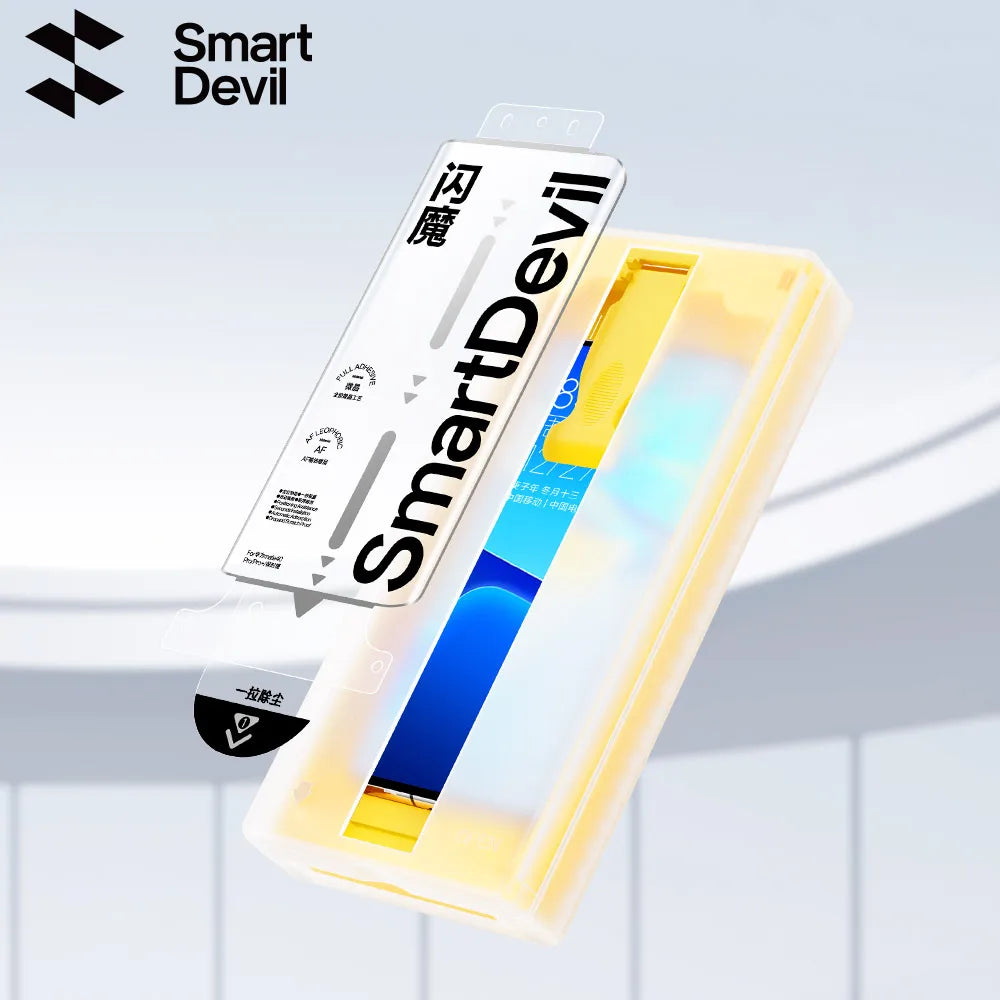 SmartDevil Microcrystalline Screen Protector for Xiaomi 14 13 Pro Full Glue Soft Film for Redmi Note 13 Pro Dust-free
