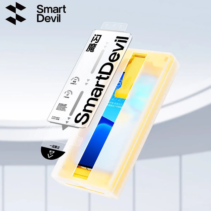 SmartDevil Microcrystalline Screen Protector for Xiaomi 14 13 Pro Full Glue Soft Film for Redmi Note 13 Pro Dust-free
