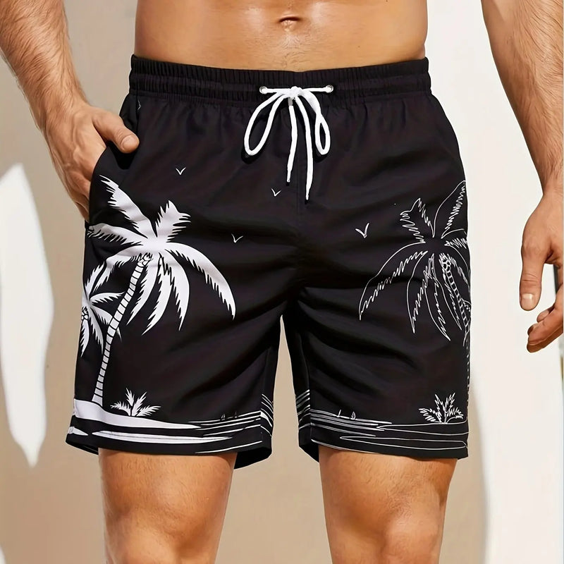 Men's Loose Beach Shorts Drawstring Quick Dry Coconut | SAMAG