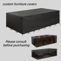 Customized garden furniture covers of various sizes (this link is a custom link, please consult before placing an order)