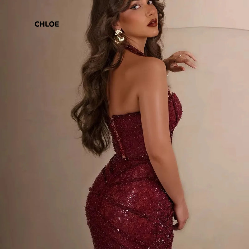 Sleeveless Elegant Women's Evening Party Dresses | SAMAG