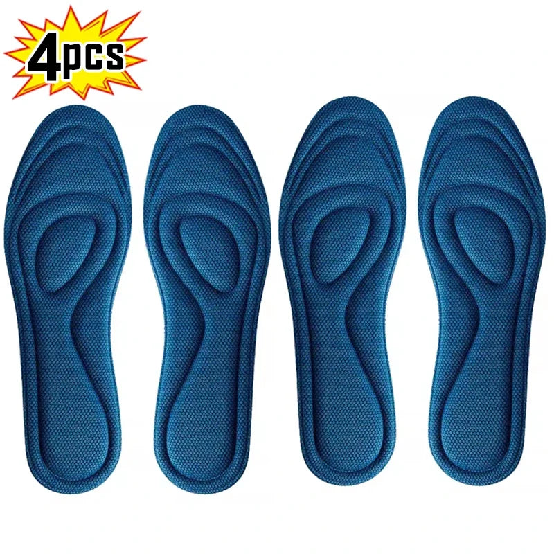 Memory Foam Orthopedic Insoles for Shoes Antibacterial Deodorization Sweat Absorption Insert Sport Shoes Running Pads