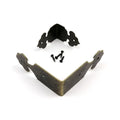 12pcs Decor Antique Brass Bronze Golden Jewelry Chest Wine Gift Box Wooden Case Table Desk Edge Cover Corner Protector with Nail