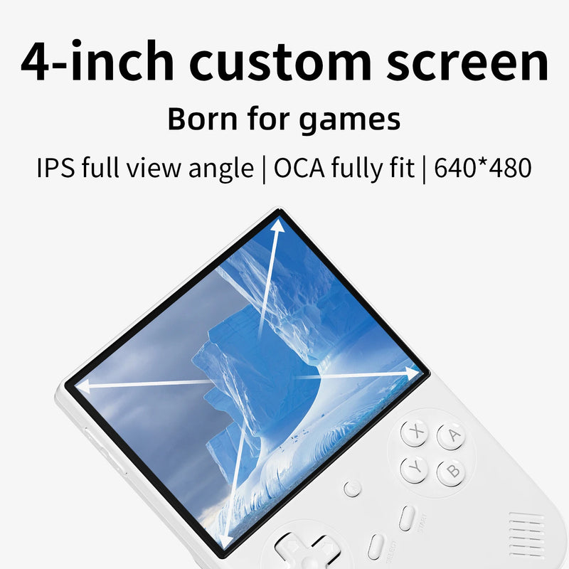 ANBERNIC RG40XXV Portable Vertical Handheld Player 4" IPS OCA Hall Joystick RGB Lighting Linux Streaming Ebook MP4 Gift