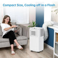 10000 BTU Portable Air Conditioner 3-in-1 Cool Dehumidifier Fan Portable AC Unit with Remote Control Quiet Mobile Air Cooler for Bedroom Dorm Office Home Up to 450 Sq Ft