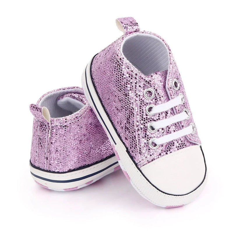 Print Canvas Baby Sports Sneakers For Newborn Baby Boys Girls First Walkers Shoes Infant Toddler Soft Sole Baby Shoes
