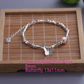 VENTFILLE 925 Sterling Silver Butterfly Bracelet for Girl | SAMAG