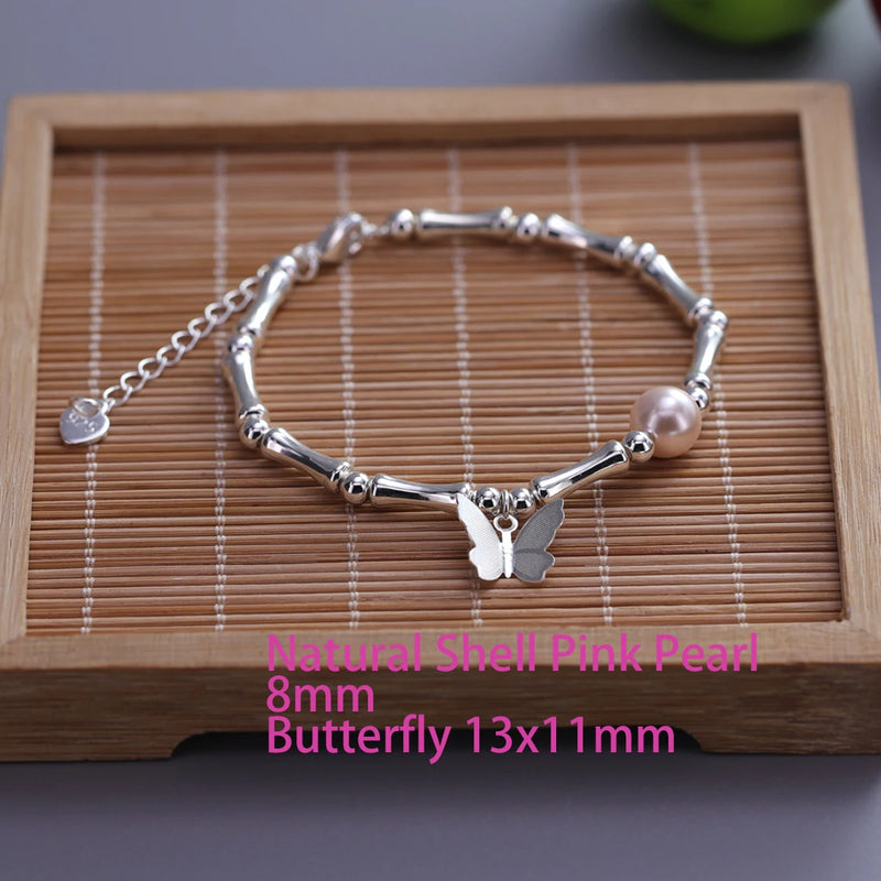 VENTFILLE 925 Sterling Silver Butterfly Bracelet for Girl | SAMAG