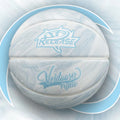 White Blue PU Basketball Ball Official Size 7 Free Needle | SAMAG