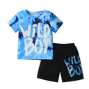 Summer Toddler Baby Boy Clothes Short Sleeve Tie-dye | SAMAG