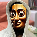 Tung Tung Tung Sahur Riding Mask Funny Breathable Mesh Fabric Mask 3D Mask Cosplay Italian Brainrot Anime Action