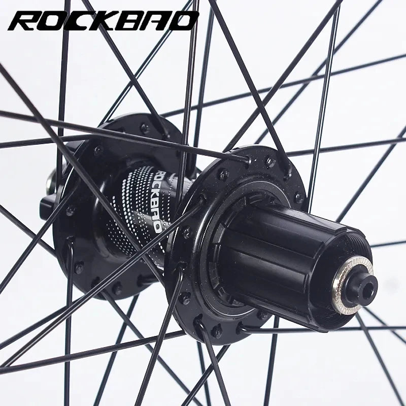 ROCKBAO Mountain Bike Wheelset 24/26/27.5/29inches Disc Brake 4Bearings 7-12speed Quick Release 29er MTB Bicycle Wheel