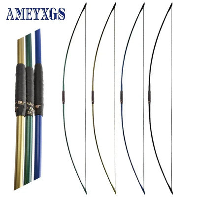 25 - 70lbs Archery Recurve Bow 67inch Straight Pull Longbow | SAMAG