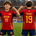 Special NO.19 YAMAL Football Jersey Tee Shorts Set Women | SAMAG