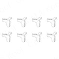 Clear Silicone Corner Guards, Transparent Edge Protectors for Furniture - Invisible Baby Safety Bumpers
